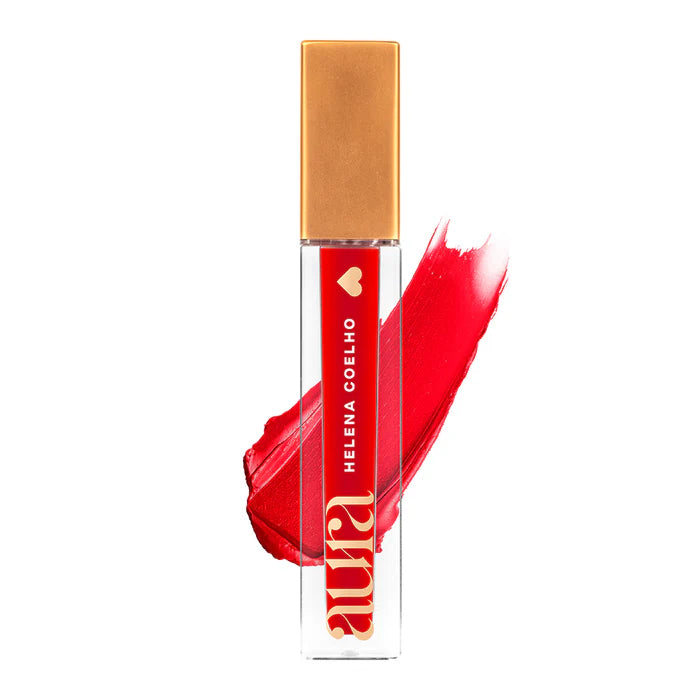 Batom Líquido Red Aura By Helena Coelho, 4ml