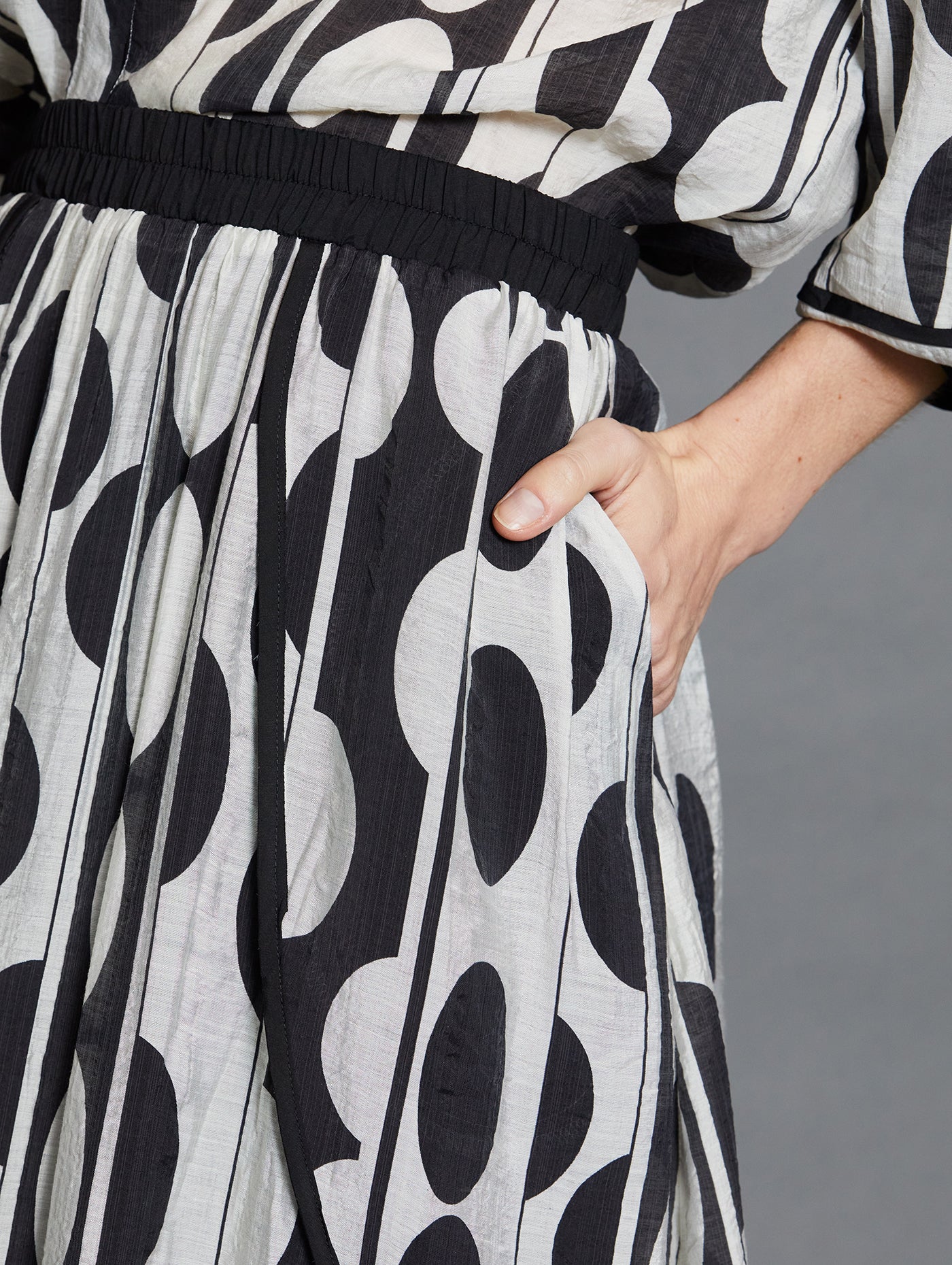 Saia Midi Estampada