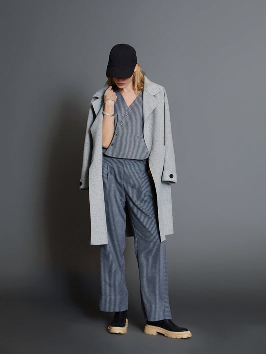 Calças Risca de Giz