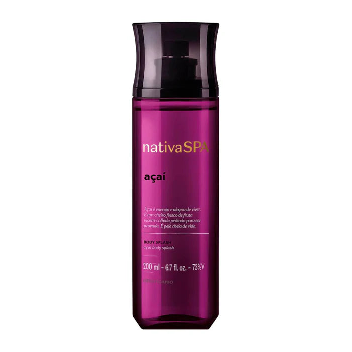 Body Splash Nativa Spa Açaí, 200 ml