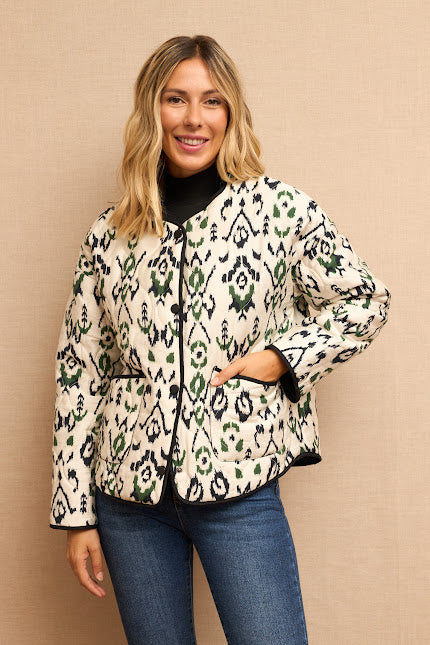 Abrigo estampado