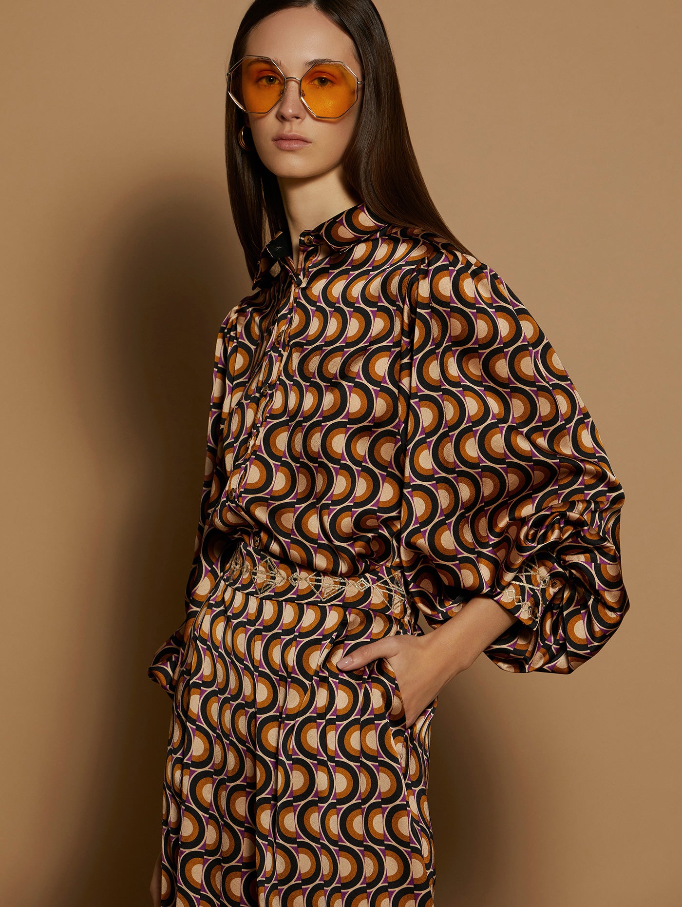 Camisa de raso
