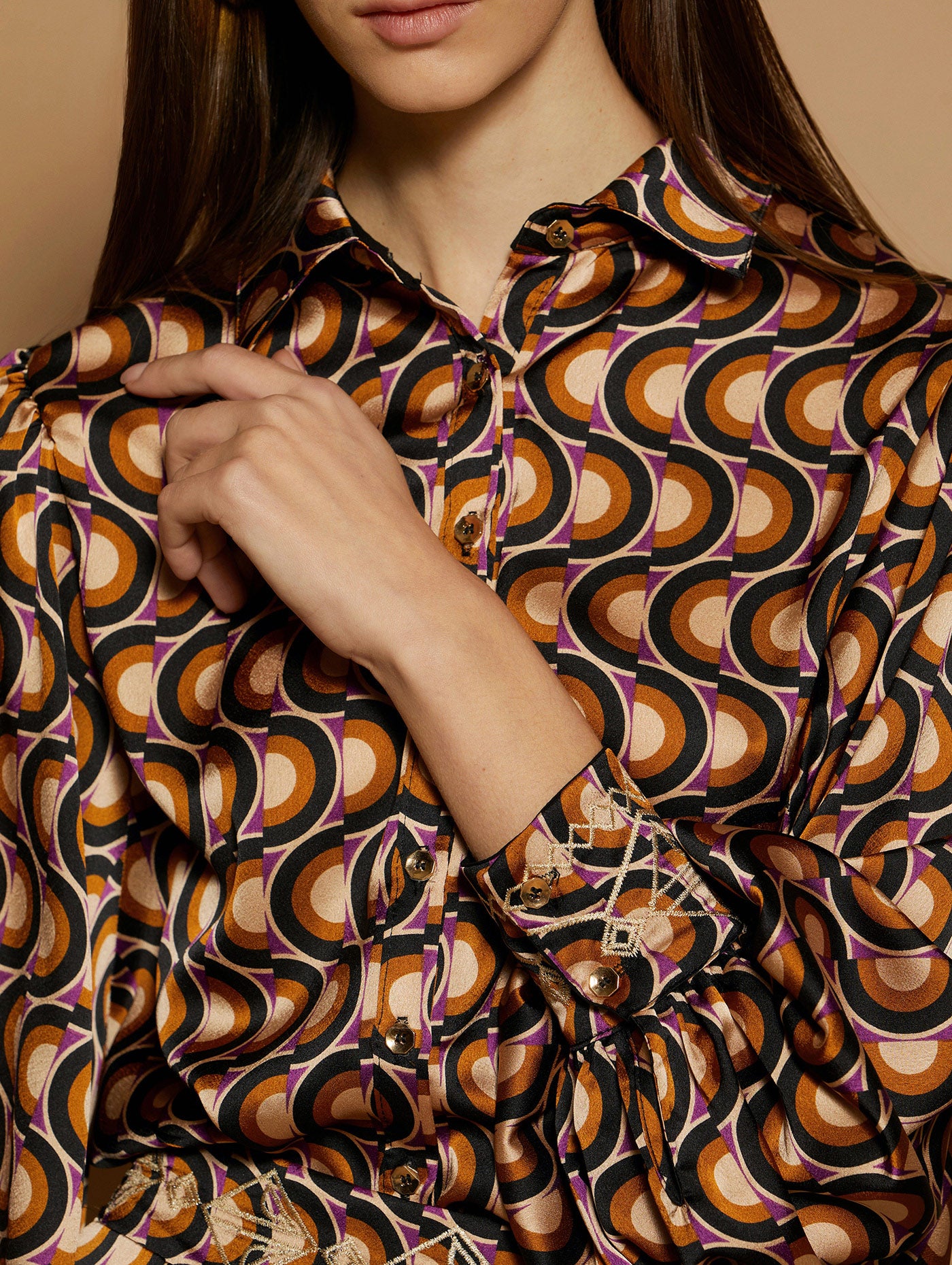 Camisa de raso