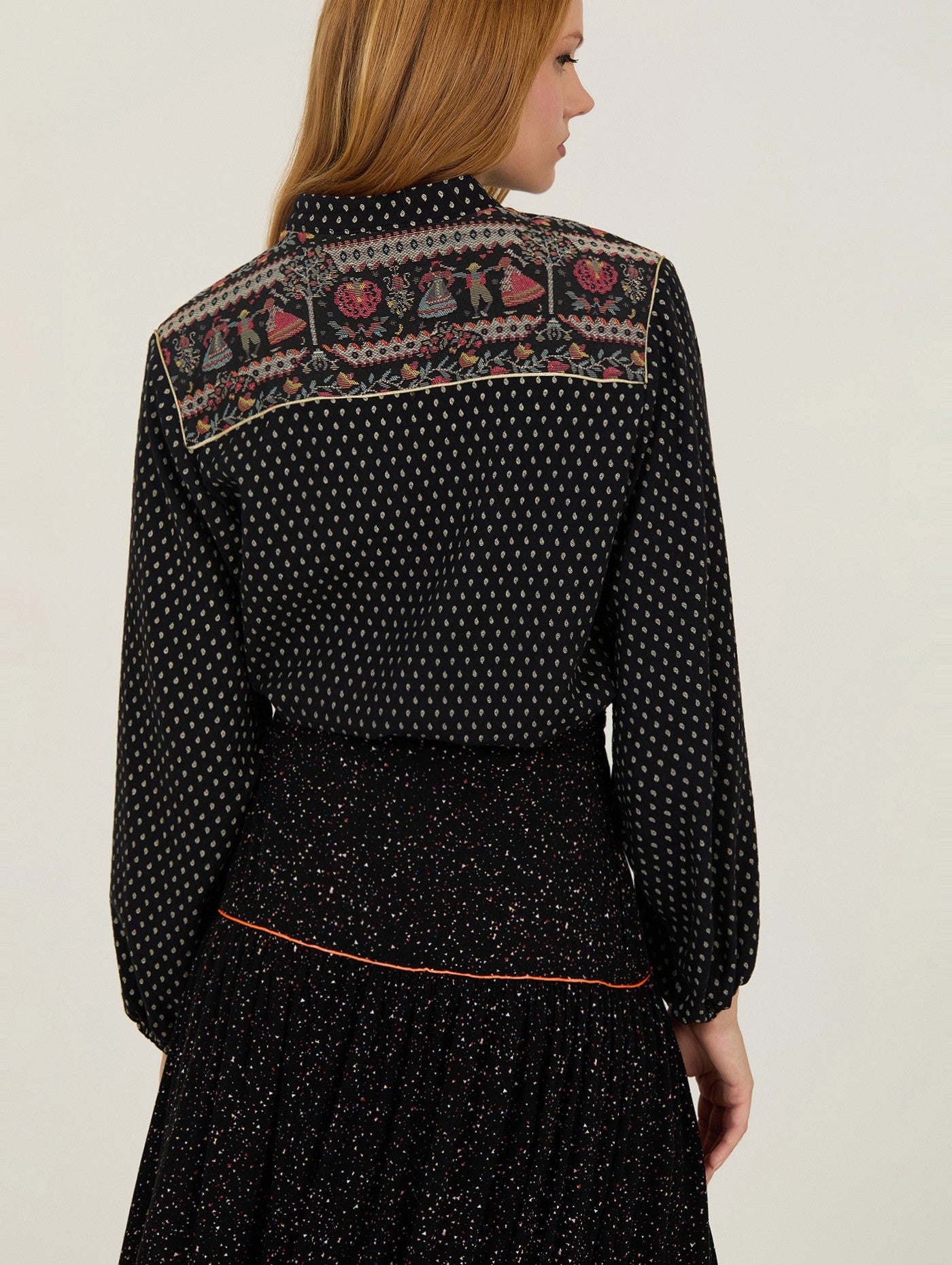 Blusa Jacquard