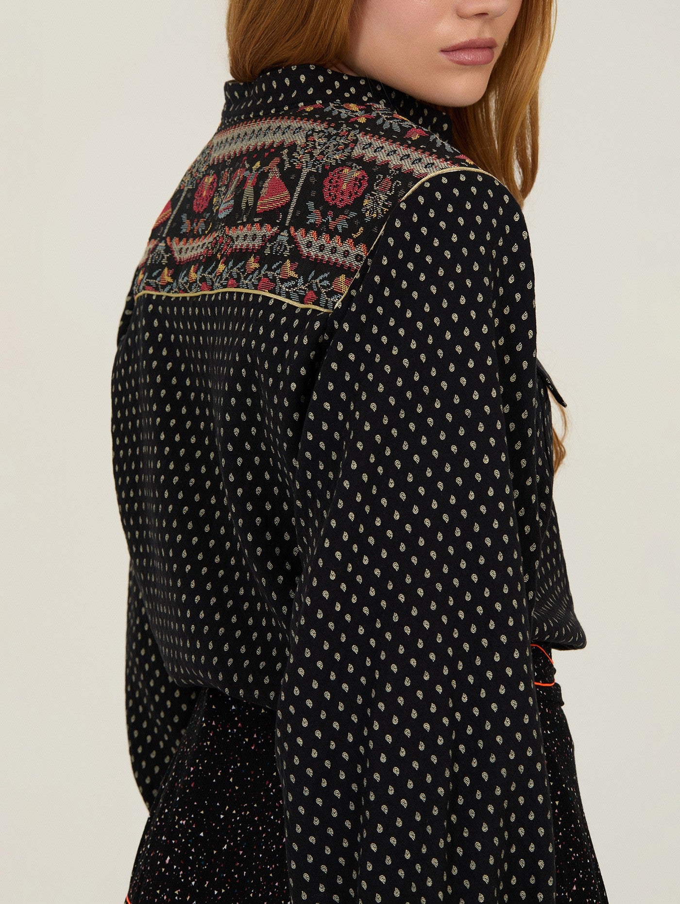 Blusa Jacquard