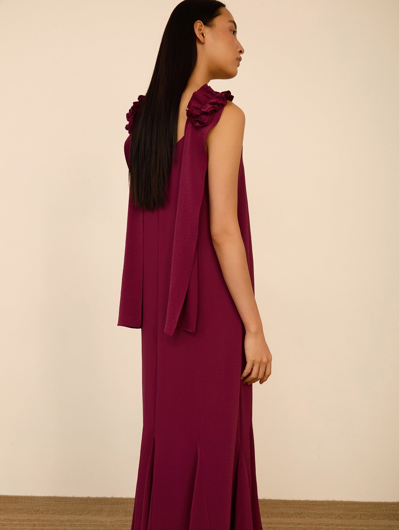 Vestido Longo De Alças