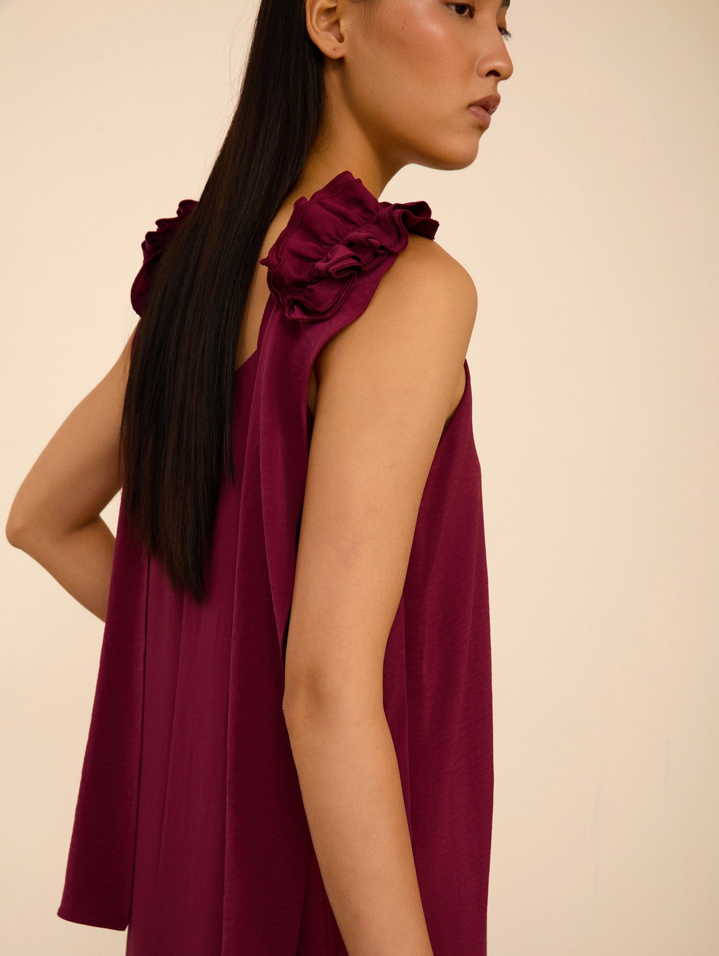 Vestido Longo De Alças