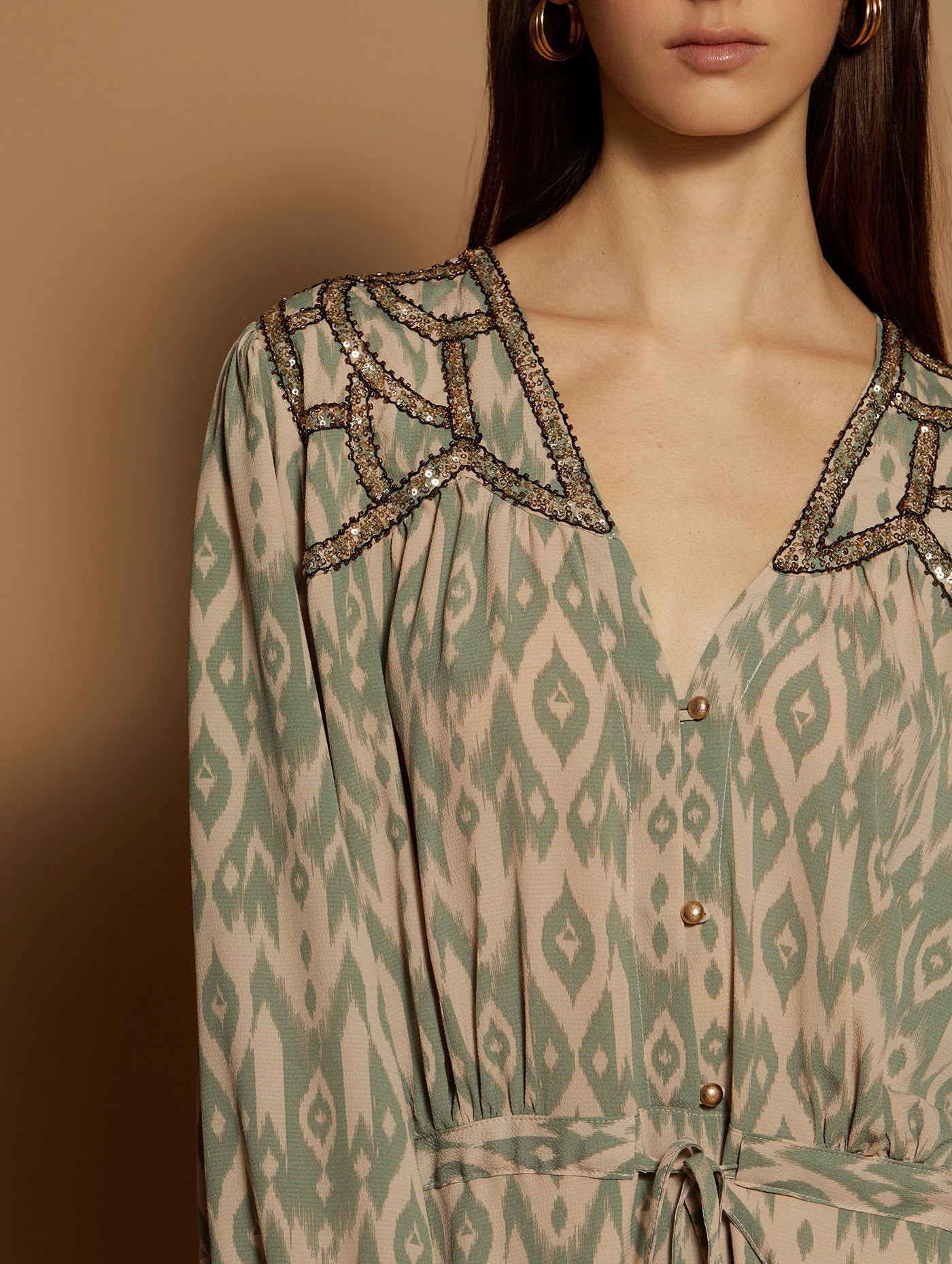 Vestido Ikat