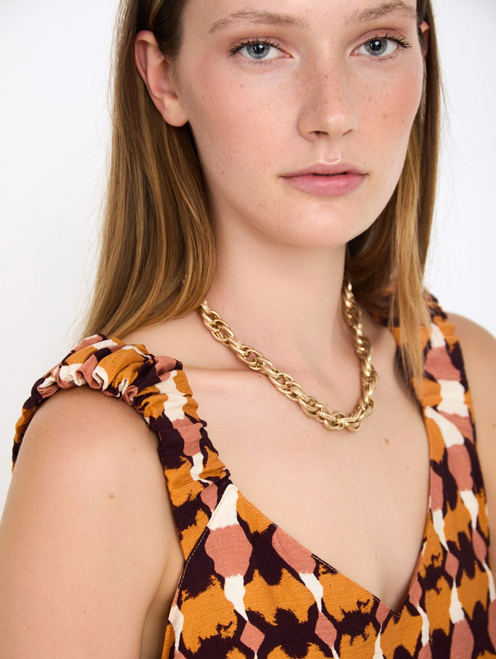 Vestido Midi Estampado