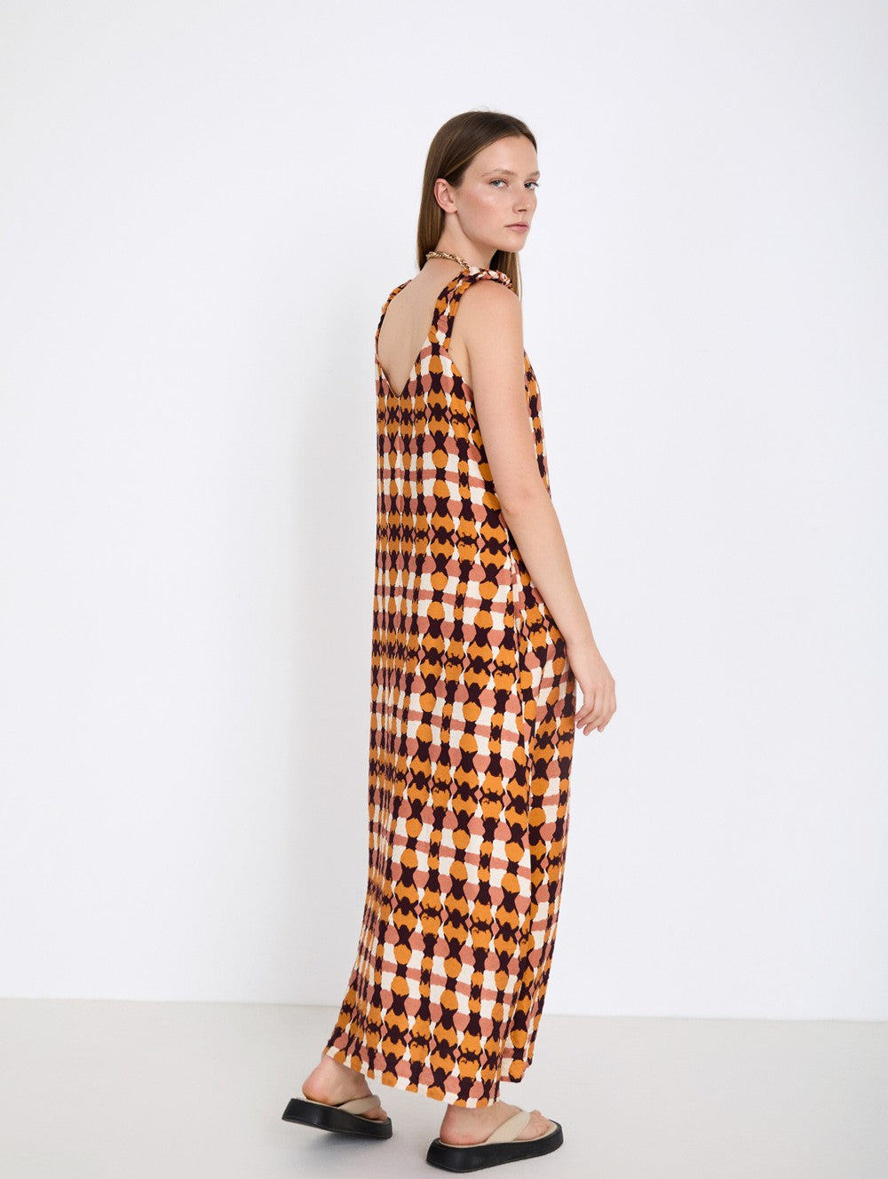 Vestido Midi Estampado