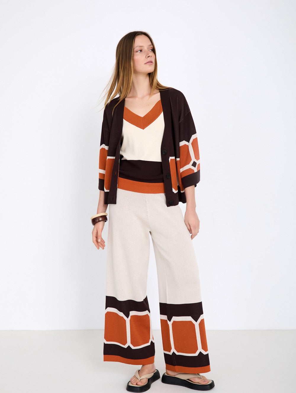 Jaqueta De Malha Jacquard