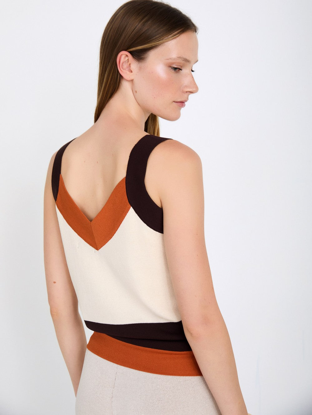 Top De Malha Com Intársia