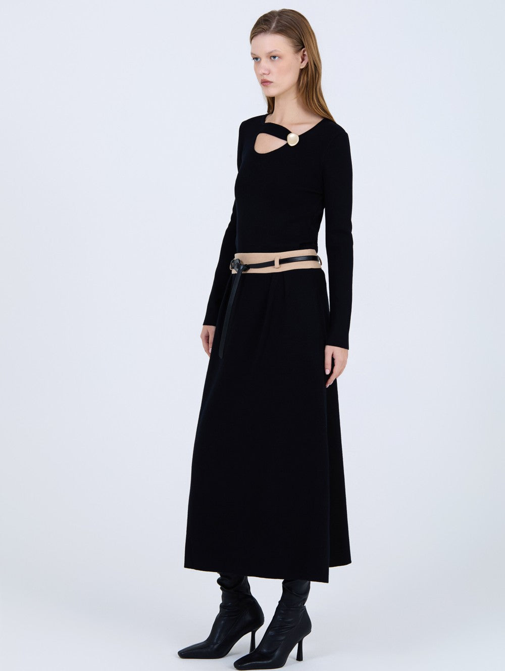 Camisola Com Decote Abotoada