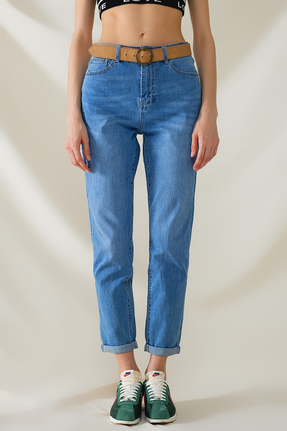 Vaqueros Mom Fit