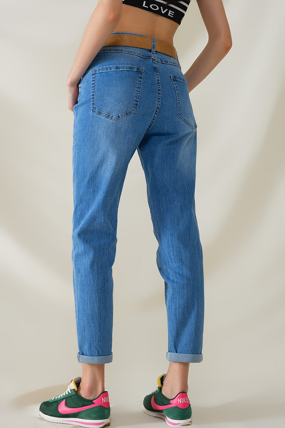 Vaqueros Mom Fit
