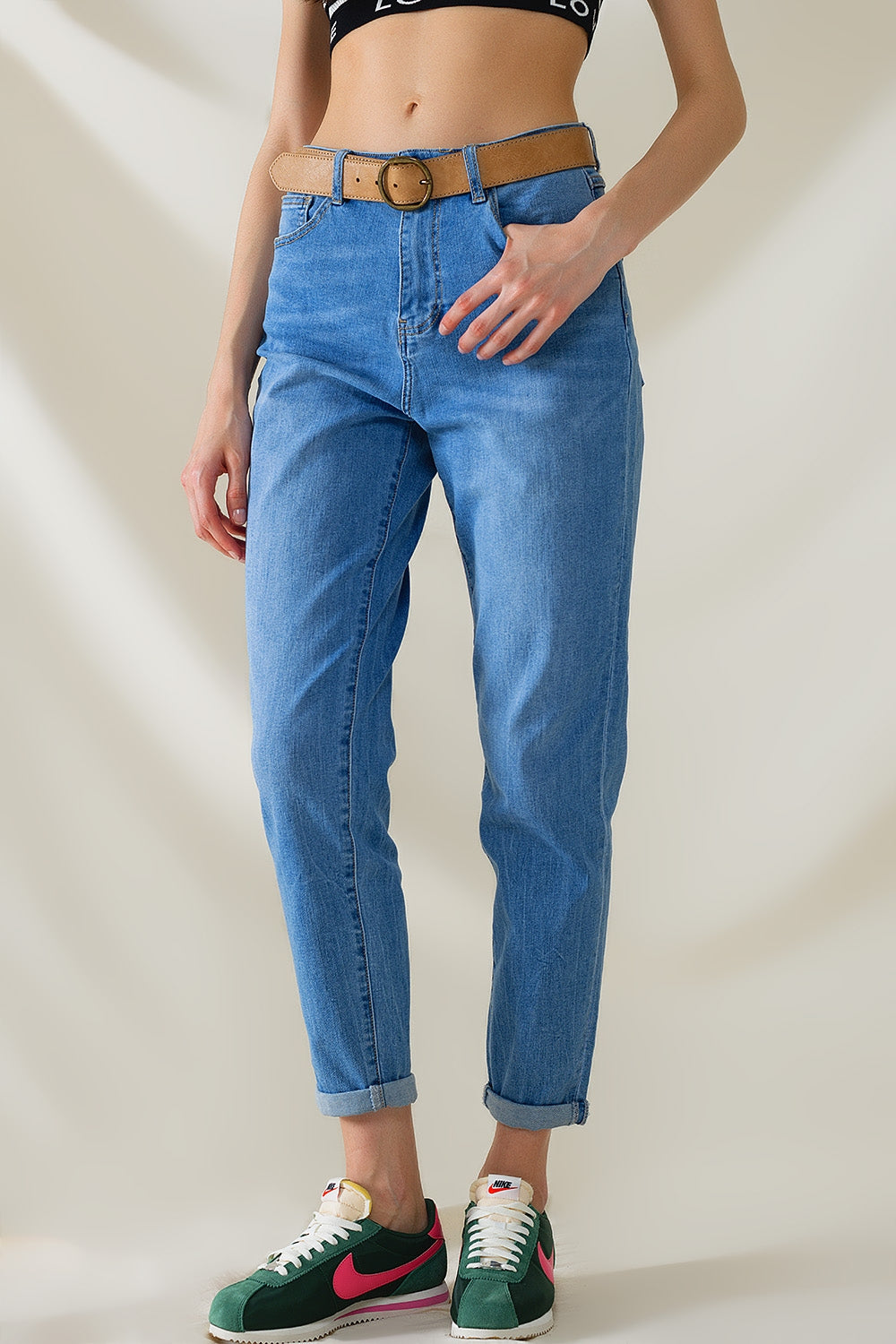 Vaqueros Mom Fit
