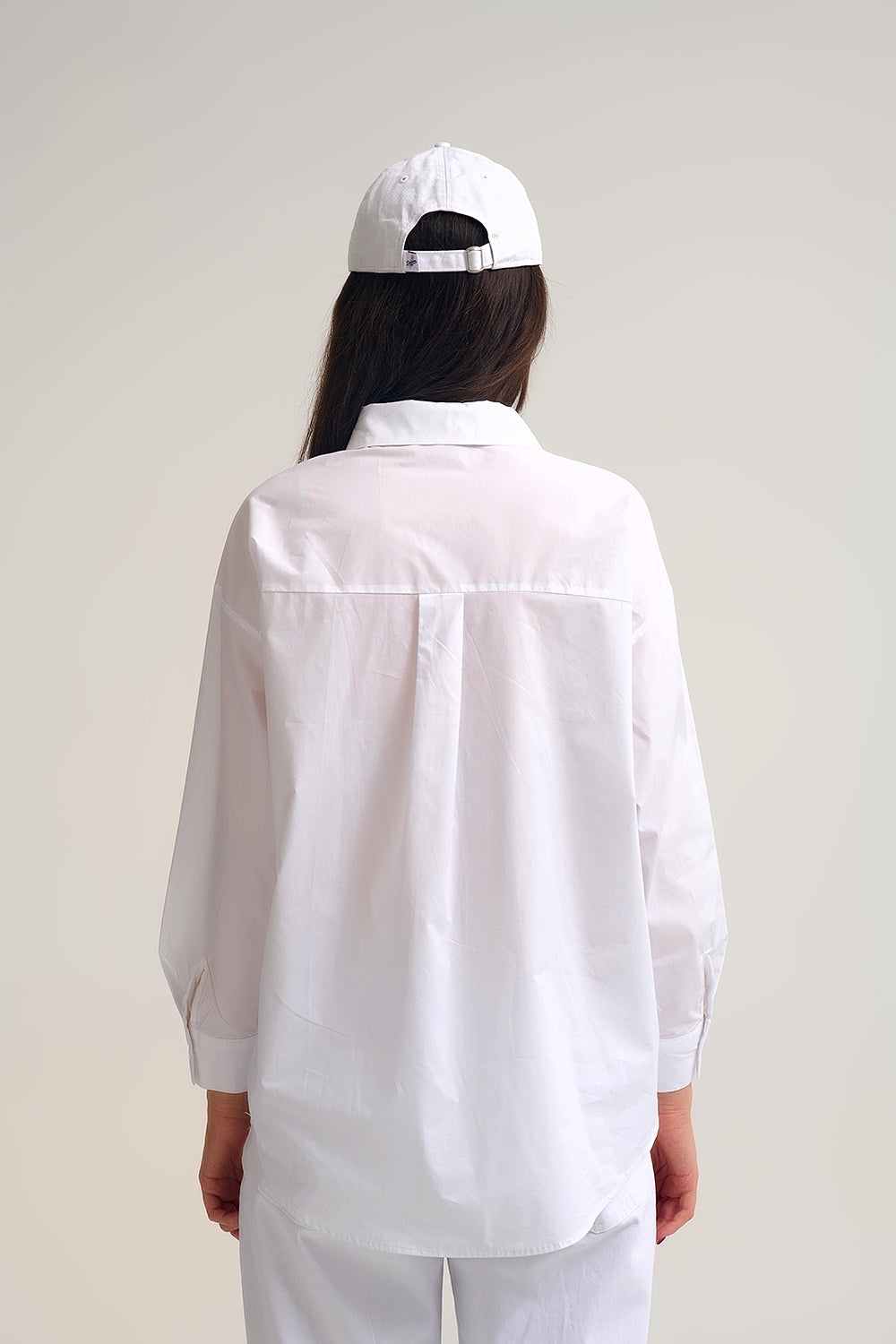 Camisa De Algodão Popelina