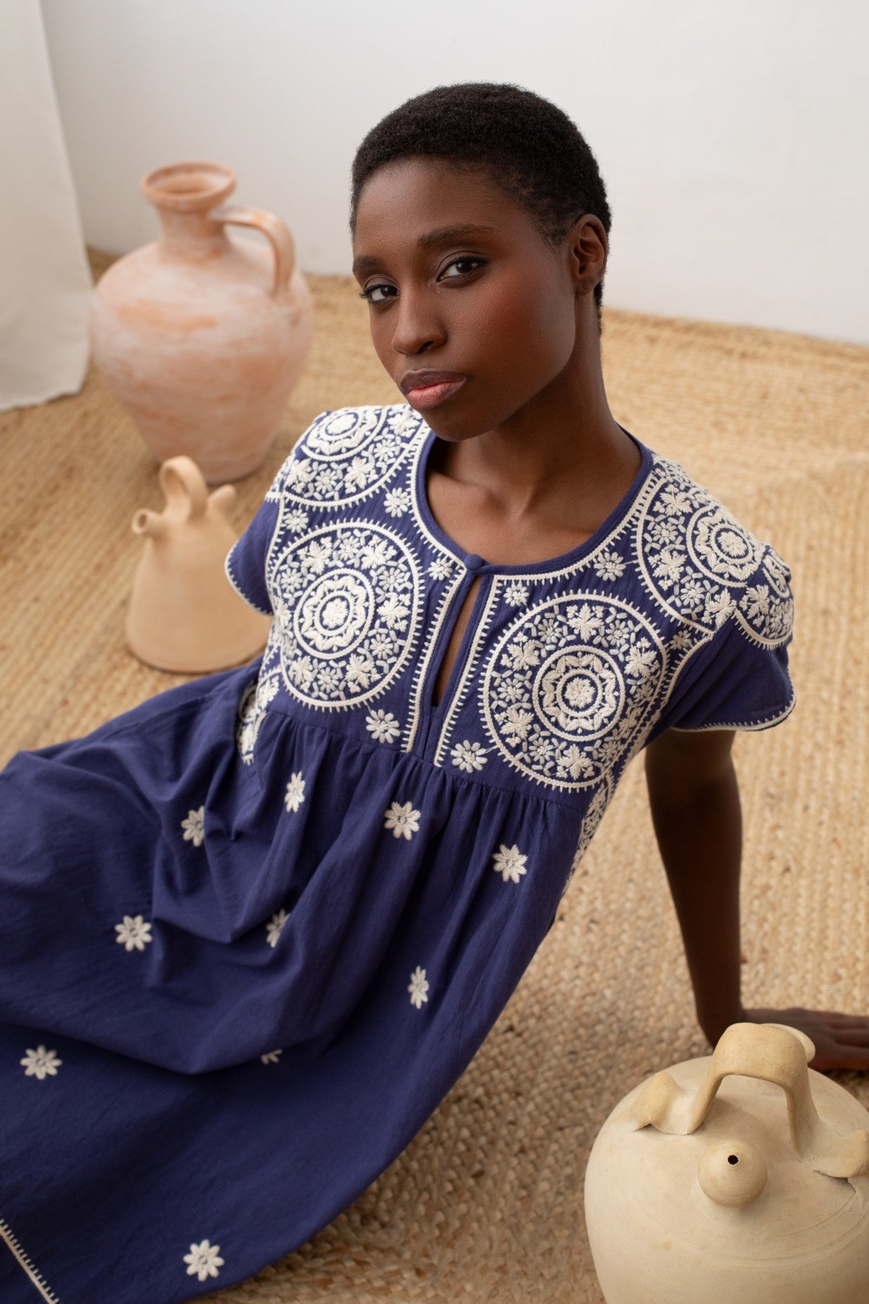 Vestido Bordado Mandala